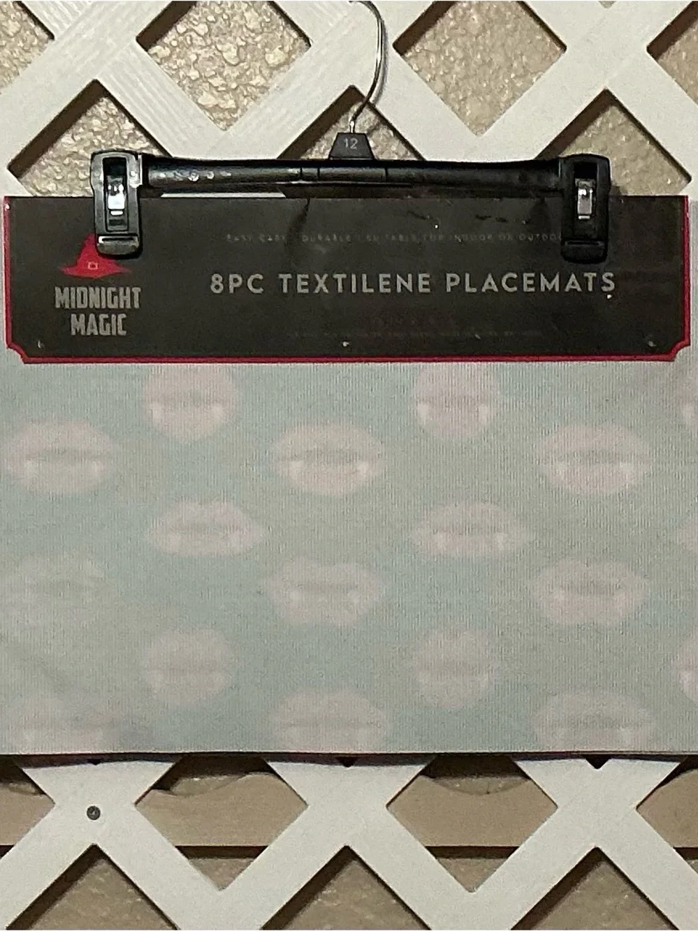 Midnight Magic black placemats